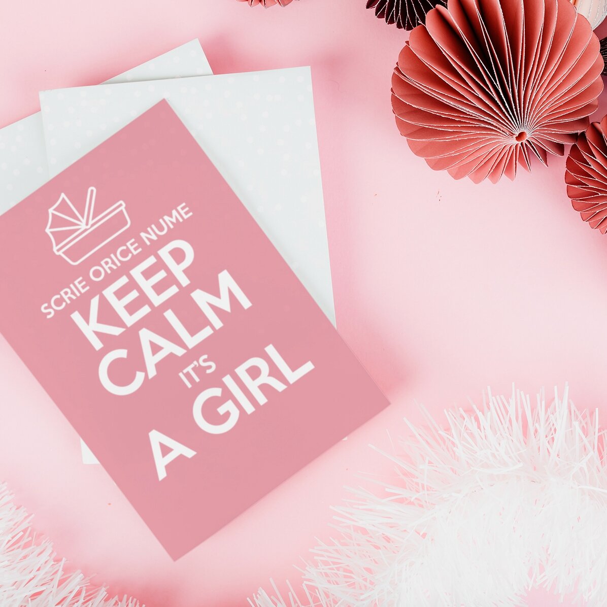 Tarjeta de felicitación personalizada - KEEP CALM IT