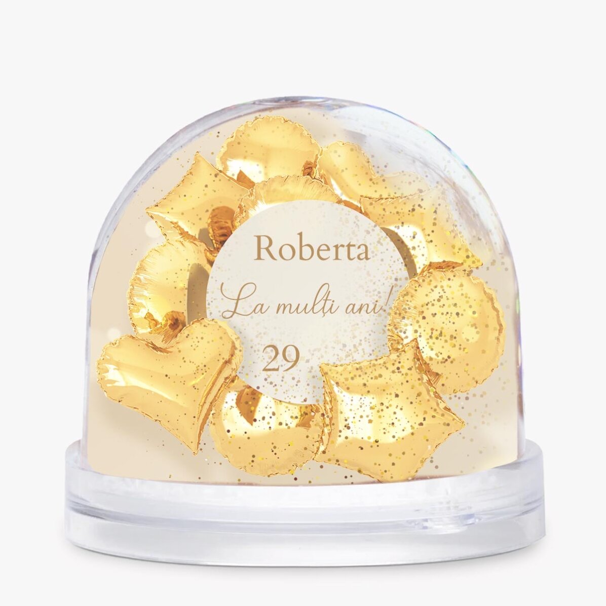 Globo de escritorio personalizado con foto y texto - Globos de cumpleaños