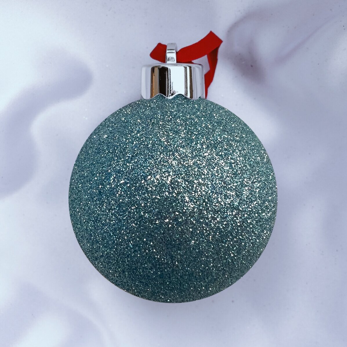 Bola de Navidad personalizada con logotipo y mensaje - Modelo navideño