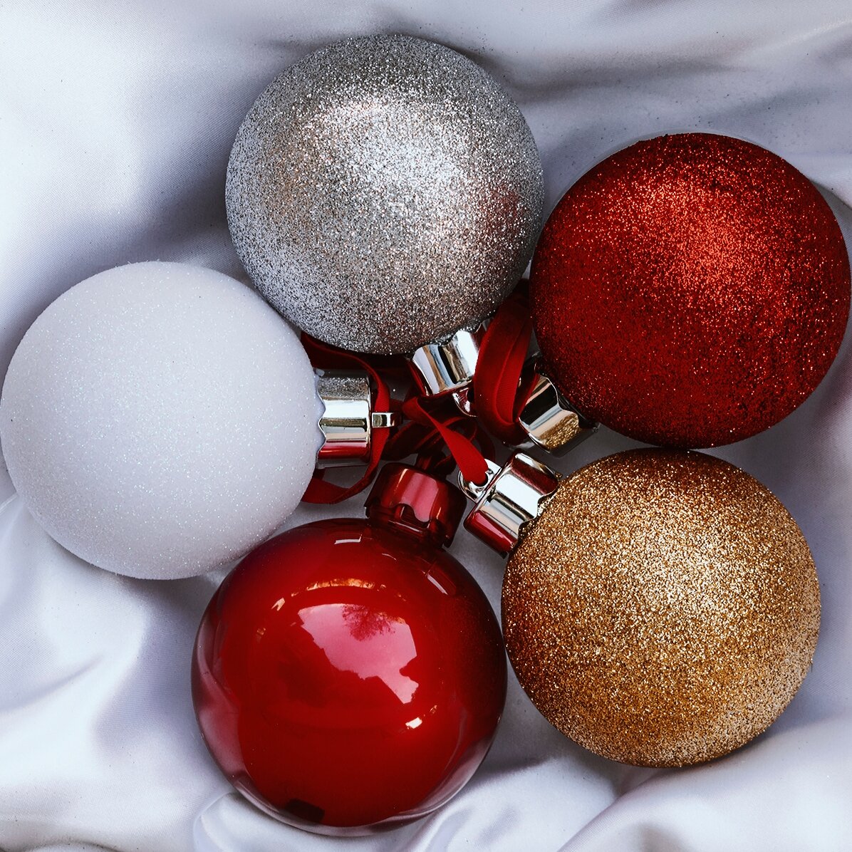 Bola de Navidad personalizada con tu nombre y copos de nieve