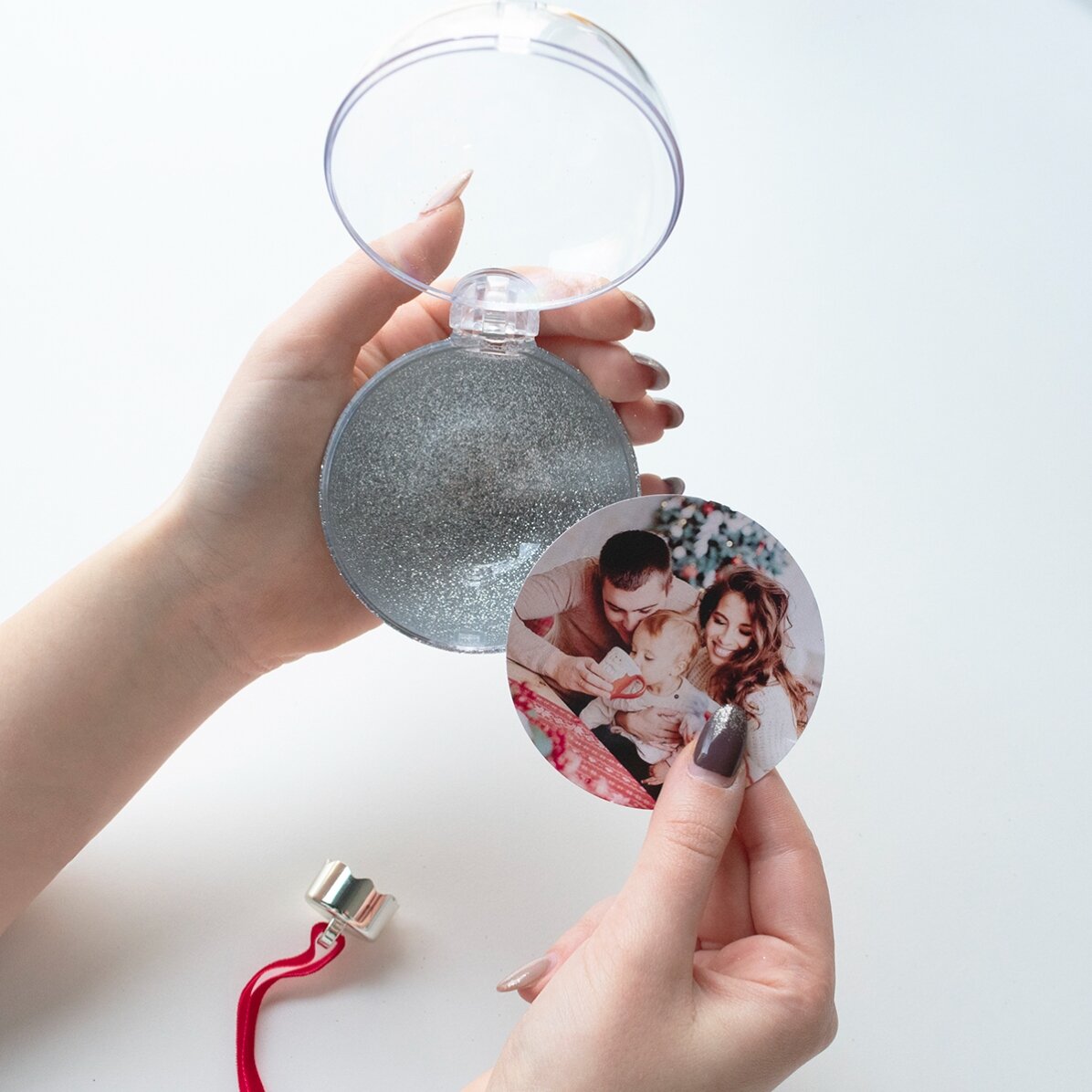 Bola de Navidad personalizada con foto y texto - Braduti