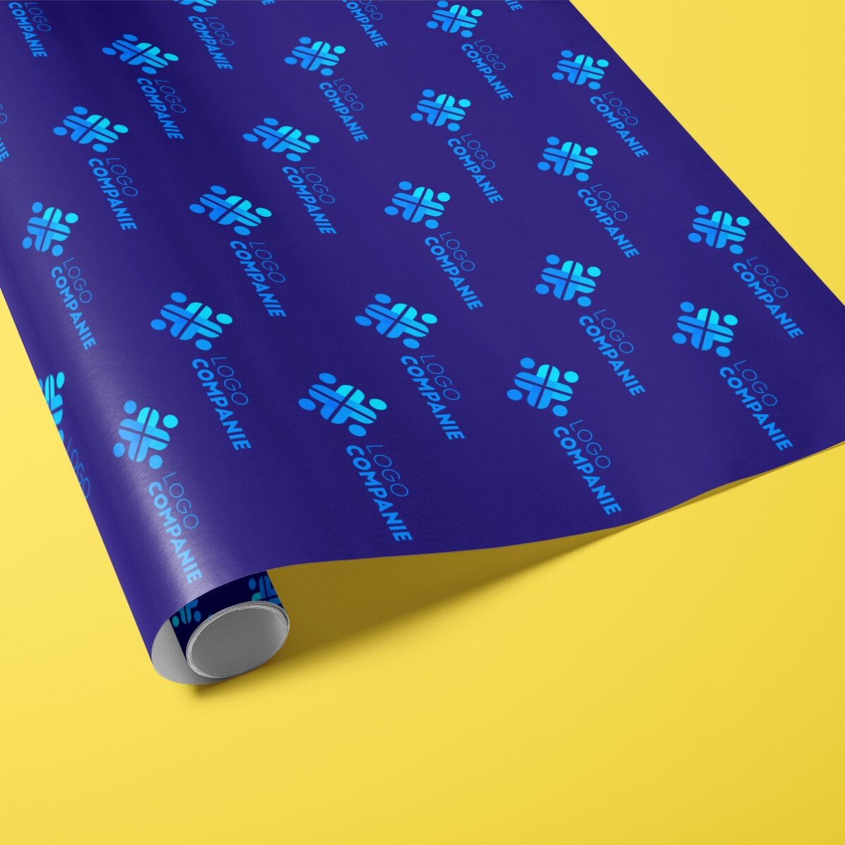 Papel de regalo personalizado con logotipo