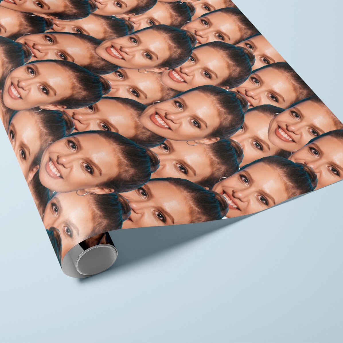 Papel de regalo personalizado con una foto - Collage