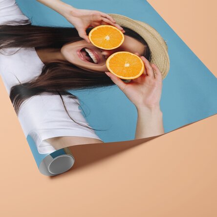 Personalised gift wrapping paper with a photo