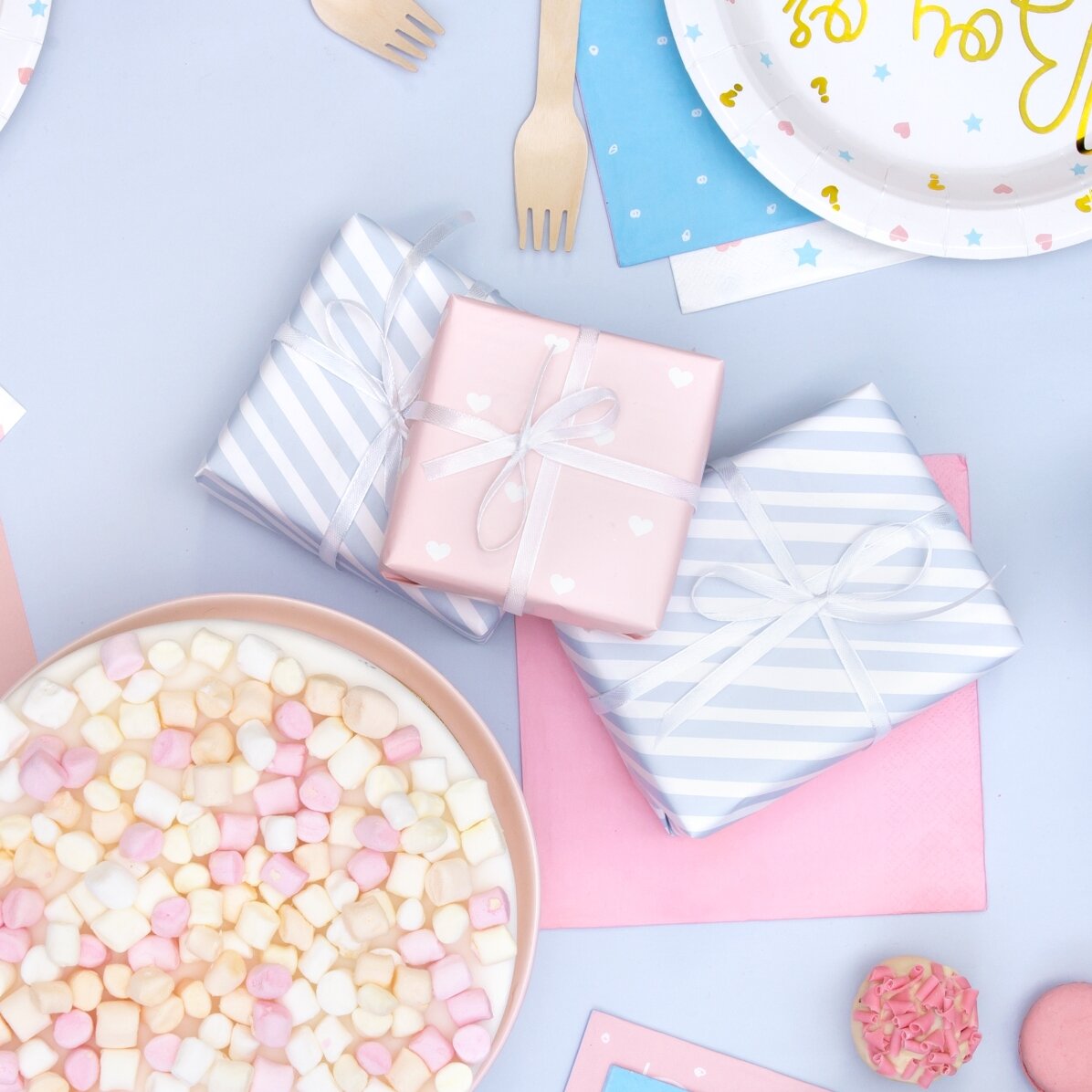 Papel de regalo - surtido de colores