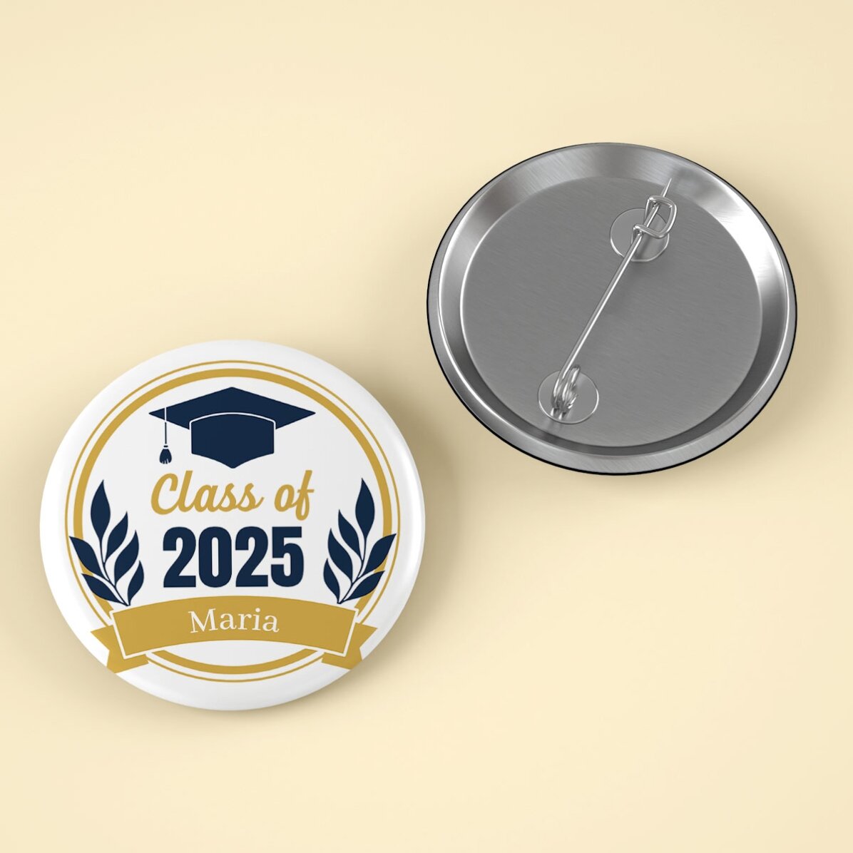 Personalised badge with name - Graduation