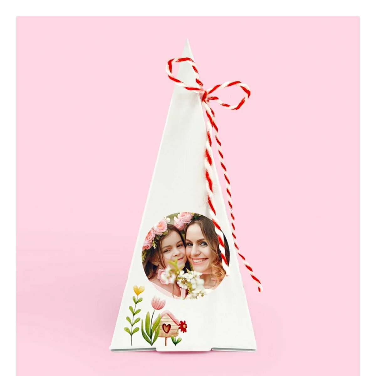 Kits personalizados para plantar flores en forma de pirámide