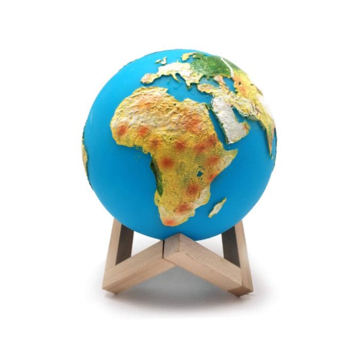 Lámpara globo terrestre en 3D