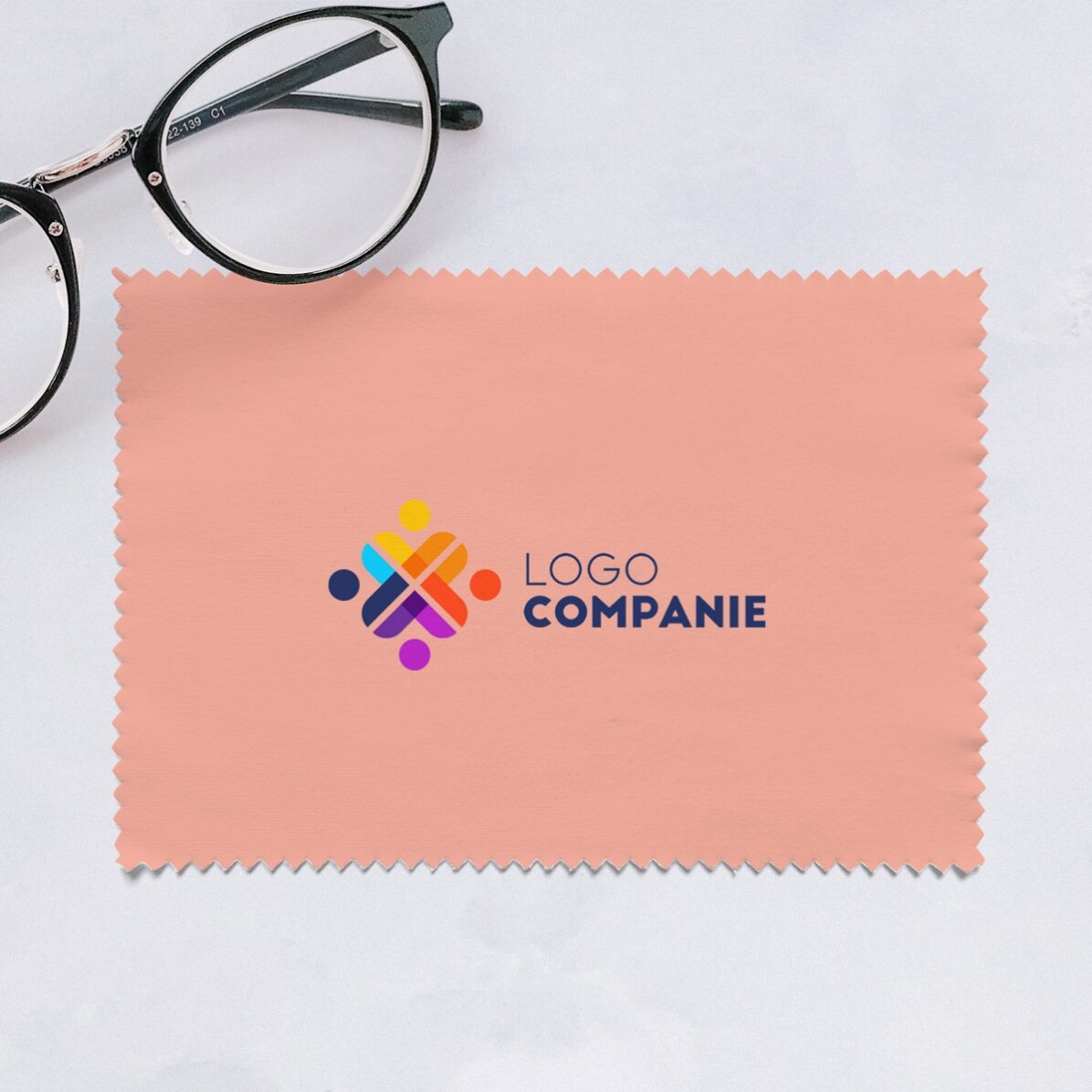 Paño para limpiar pantallas y gafas, personalizado con logotipo