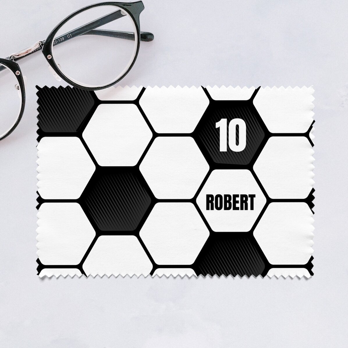 Paño personalizado para limpiar pantallas y gafas - Fútbol