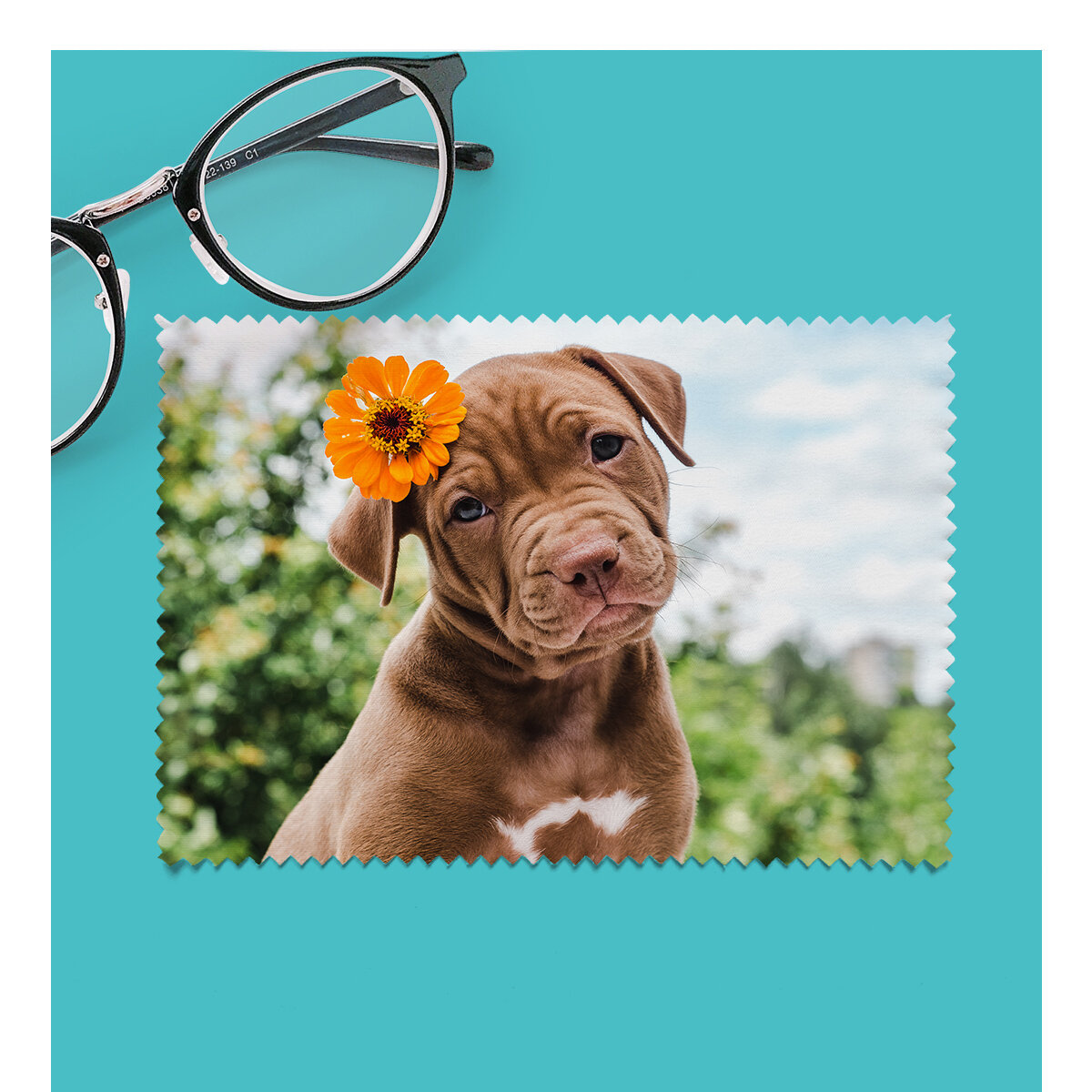 Paños personalizados para limpiar pantallas y gafas