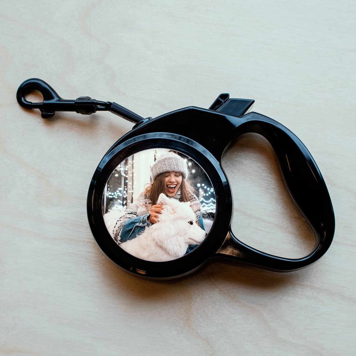 Correa para perros personalizada con dos fotos