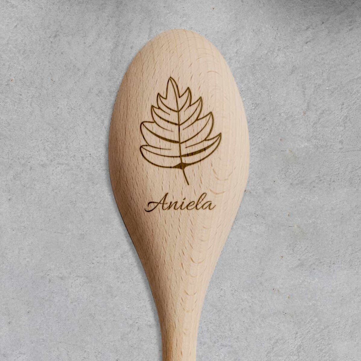 Cuchara de madera personalizada - Sabores de otoño