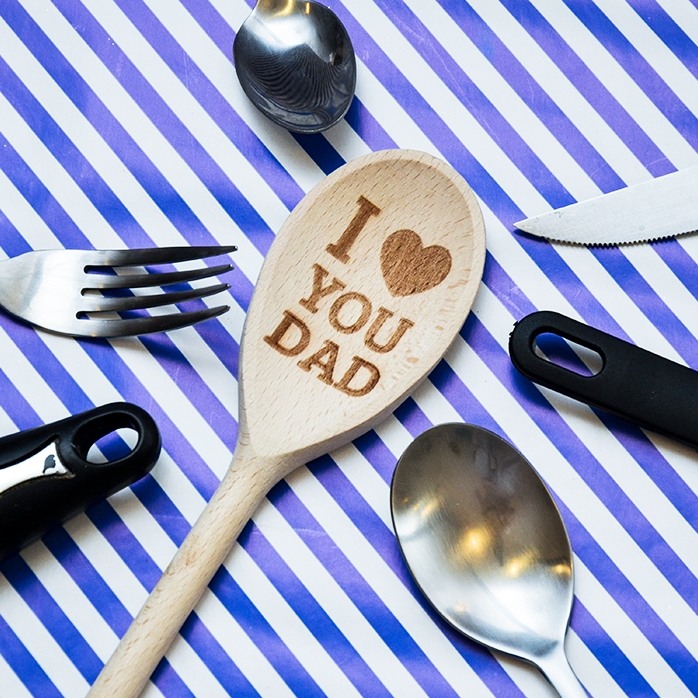 Cuchara de madera personalizada - Te quiero