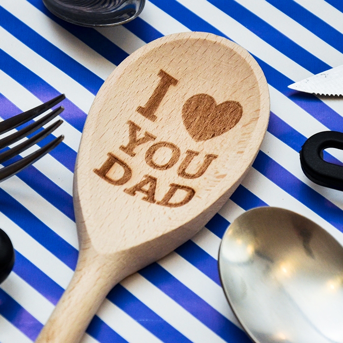 Cuchara de madera personalizada - Te quiero