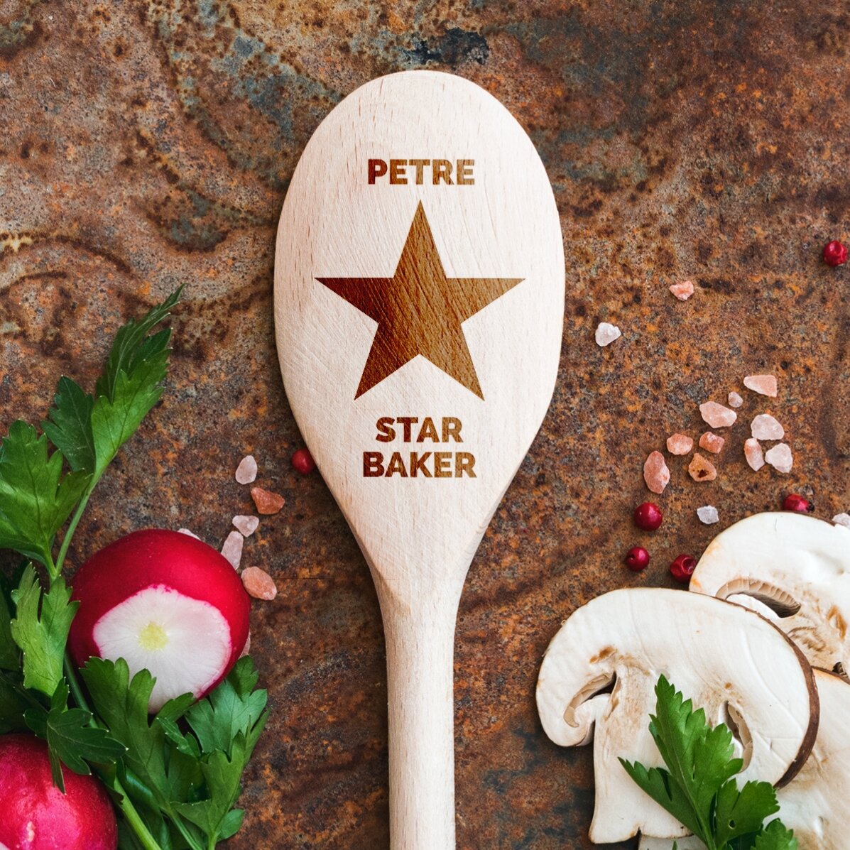 Cuchara de madera personalizada: la estrella de la cocina