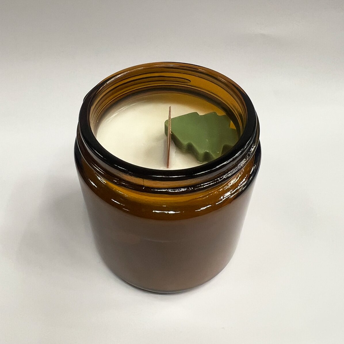 Small scented candle personalised with text - Smells like