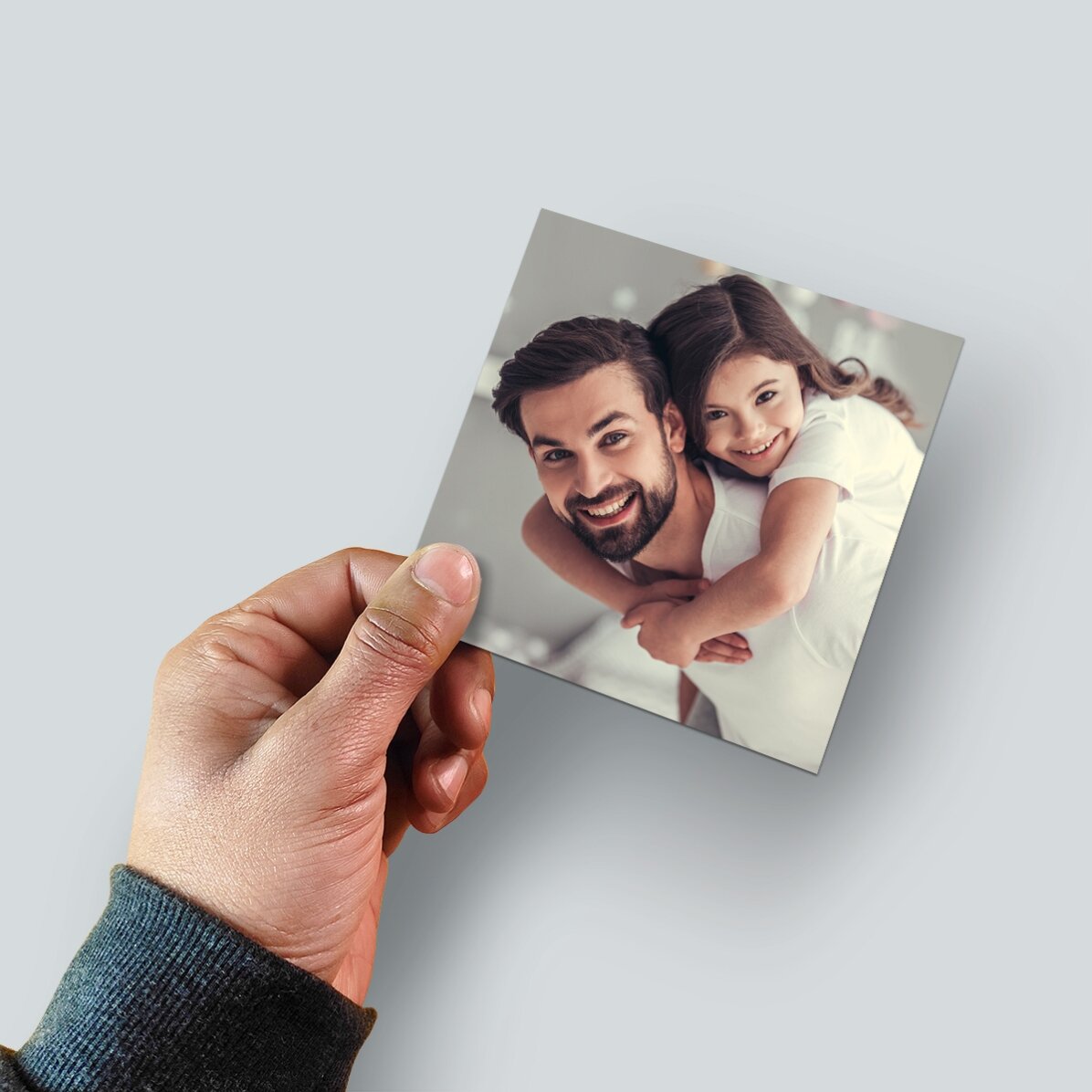 Imán de 10x10 personalizado con una foto