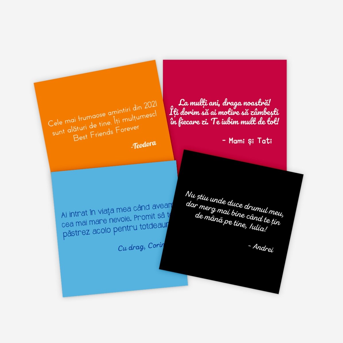 Imán personalizado de 10x10 con texto