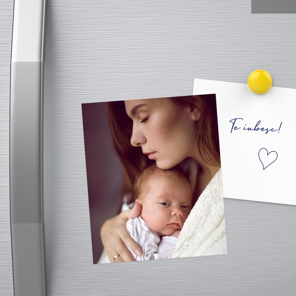 Imán de 10 x 12 cm personalizado con una foto