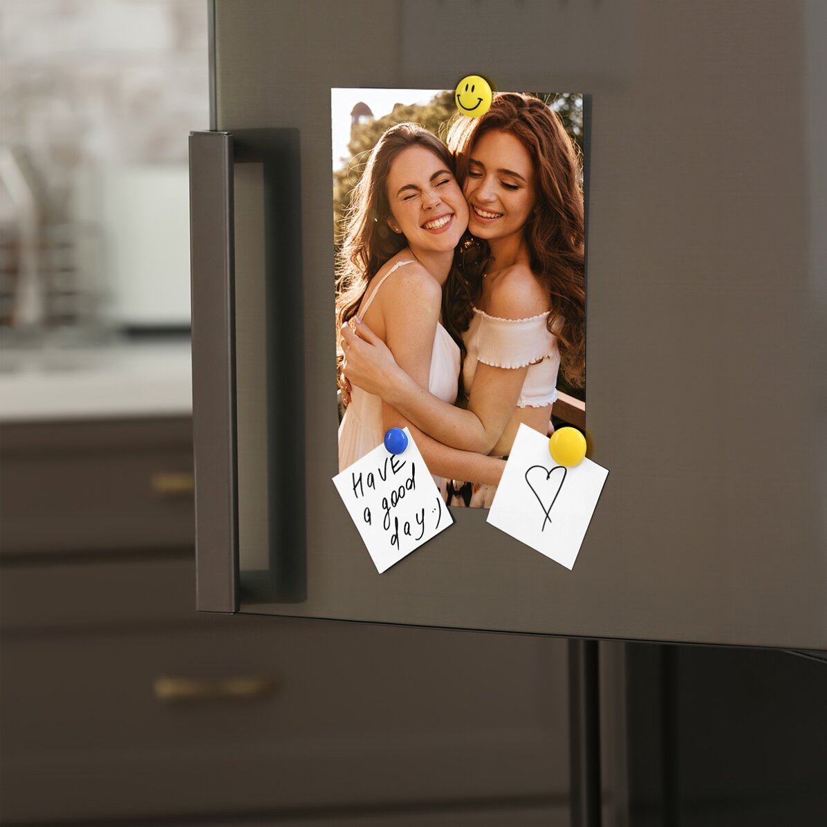 Imán de 10 x 15 cm personalizado con una foto