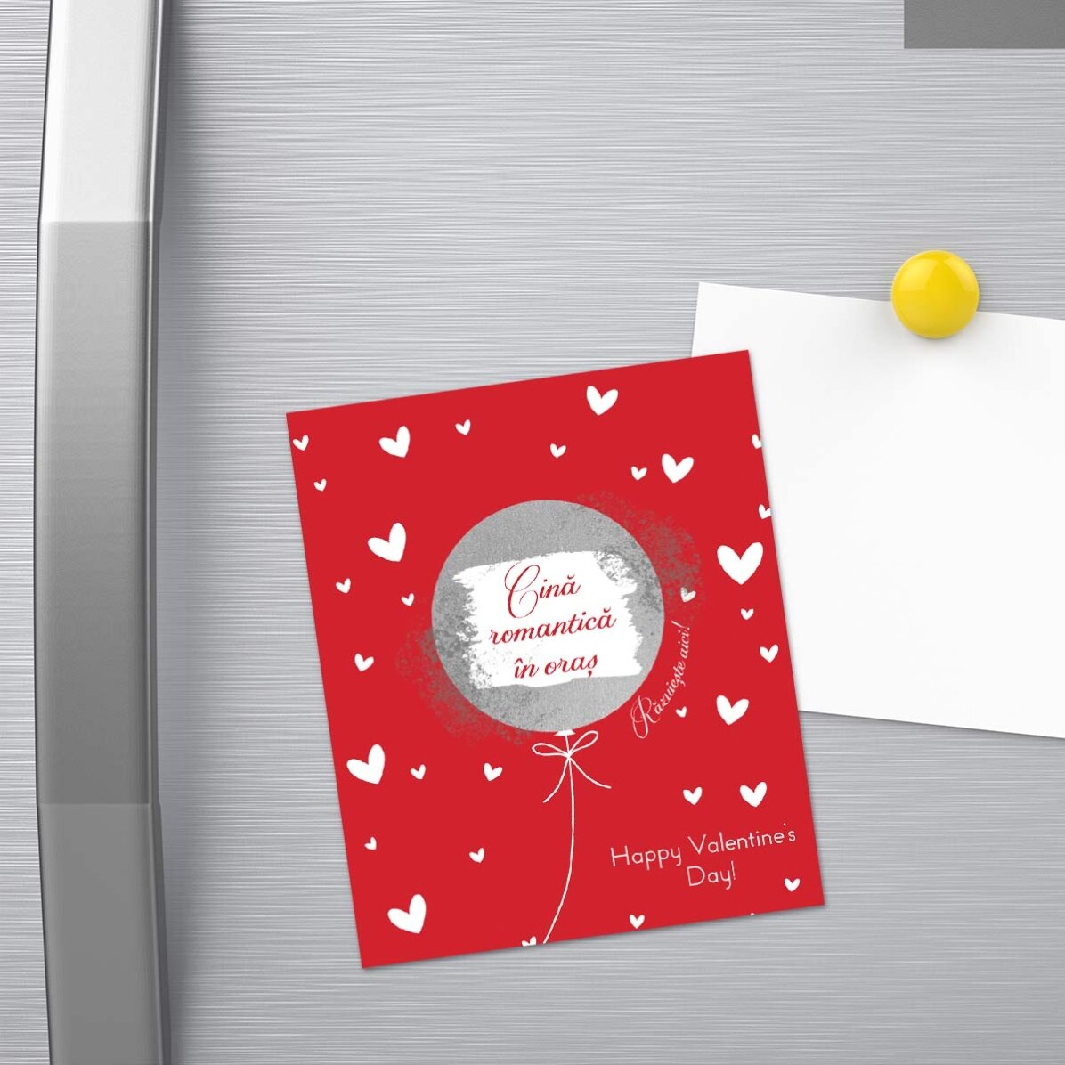 Iman para rascar de 10 x 12 cm personalizado con el texto «Love»