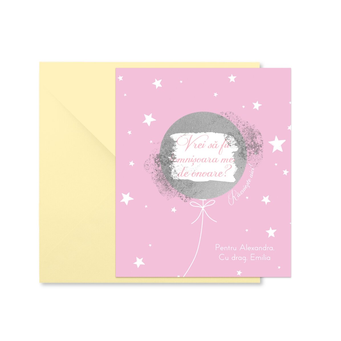Iman para raspar de 10 x 12 cm personalizado con texto - Surpriza