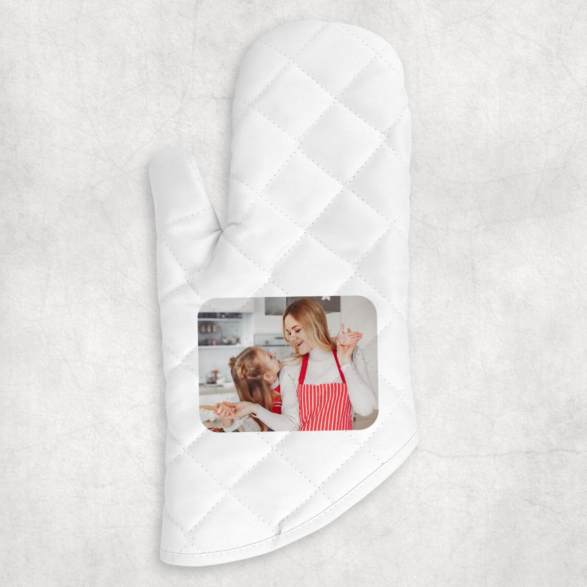 Manopla de cocina personalizada con foto