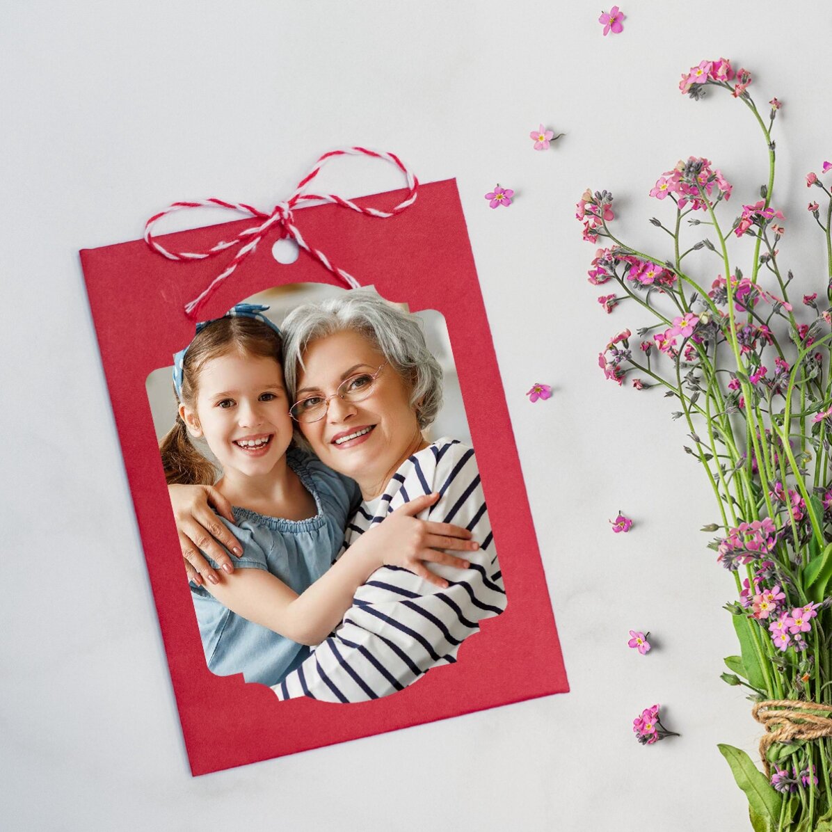 Martisor plantable personalizado con una foto