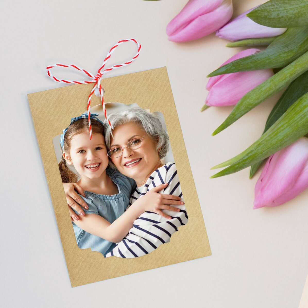 Martisor plantable personalizado con una foto