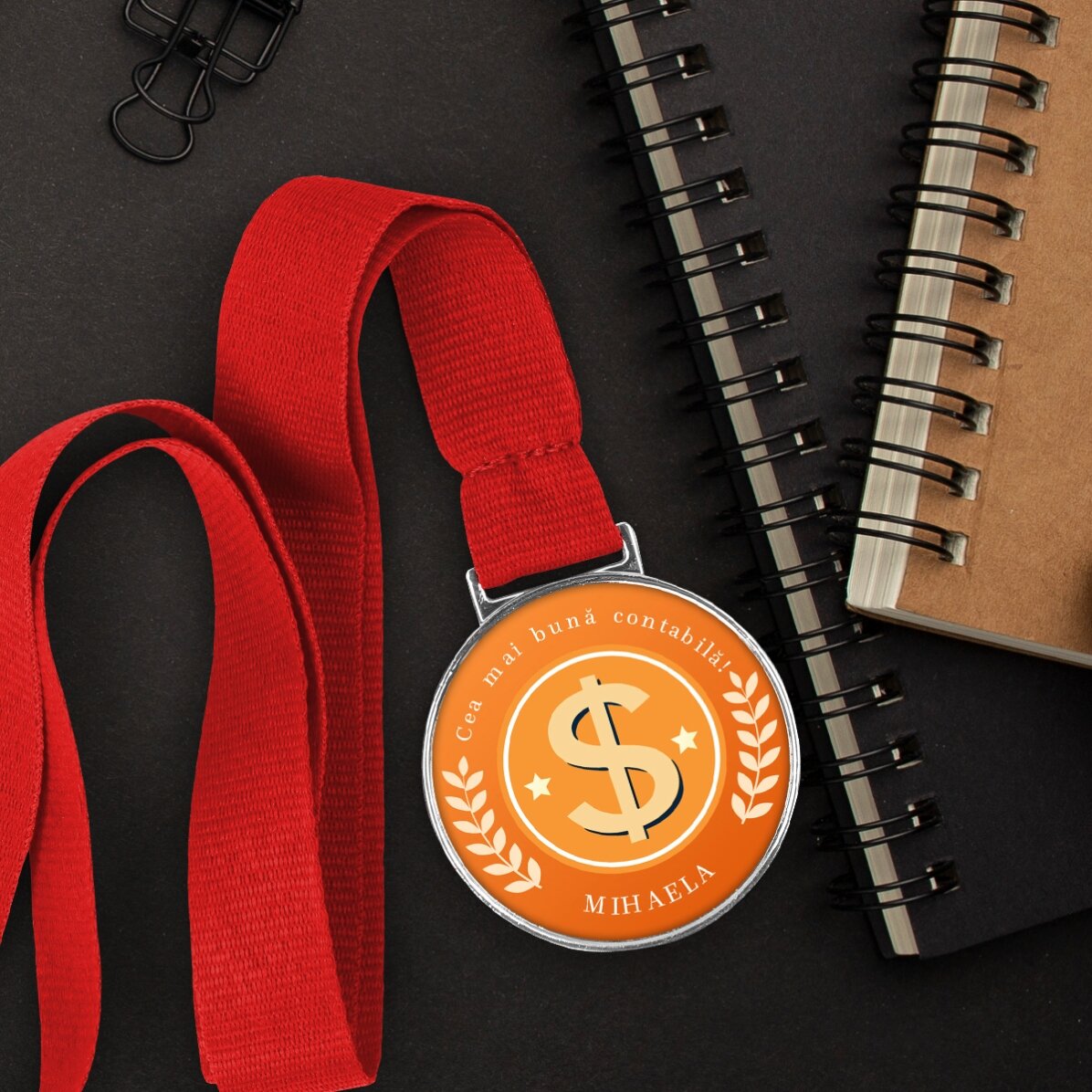 Medalla personalizada con mensaje - Contable