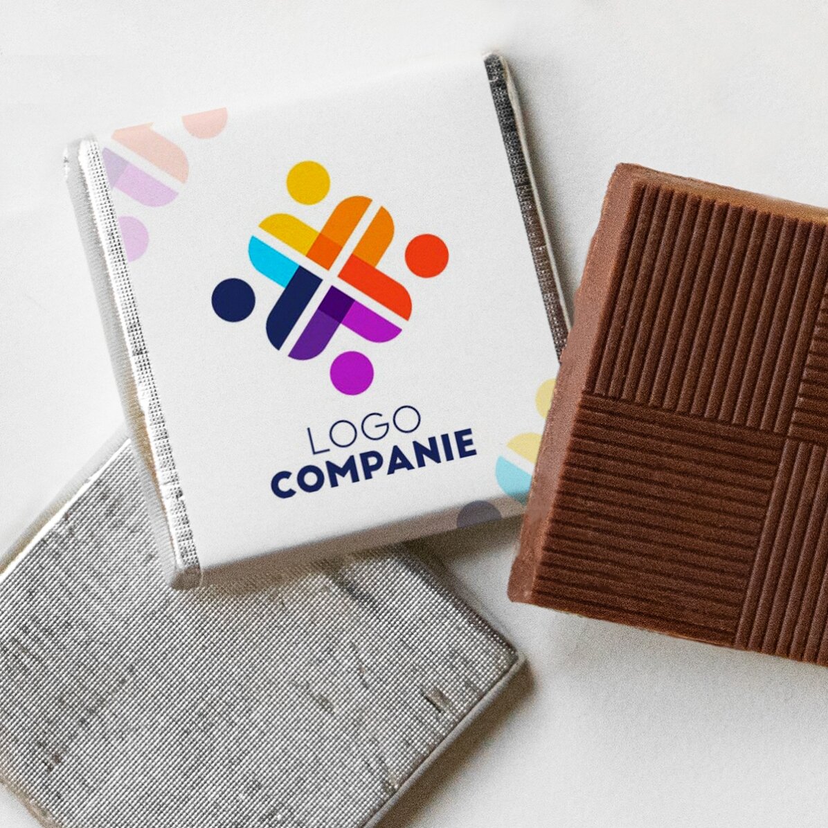 Mini tableta de chocolate personalizada con tu diseño