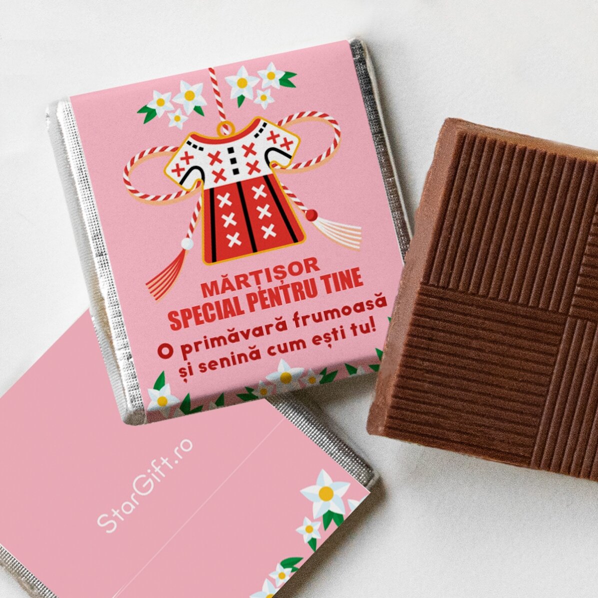 Mini bombón personalizado con un mensaje tradicional