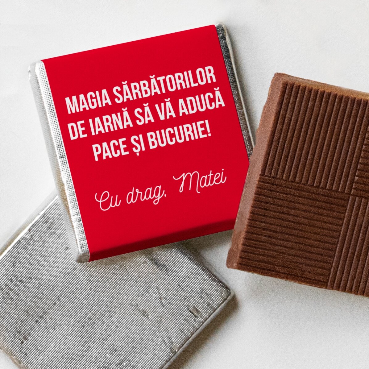 Mini bombón personalizado con mensaje