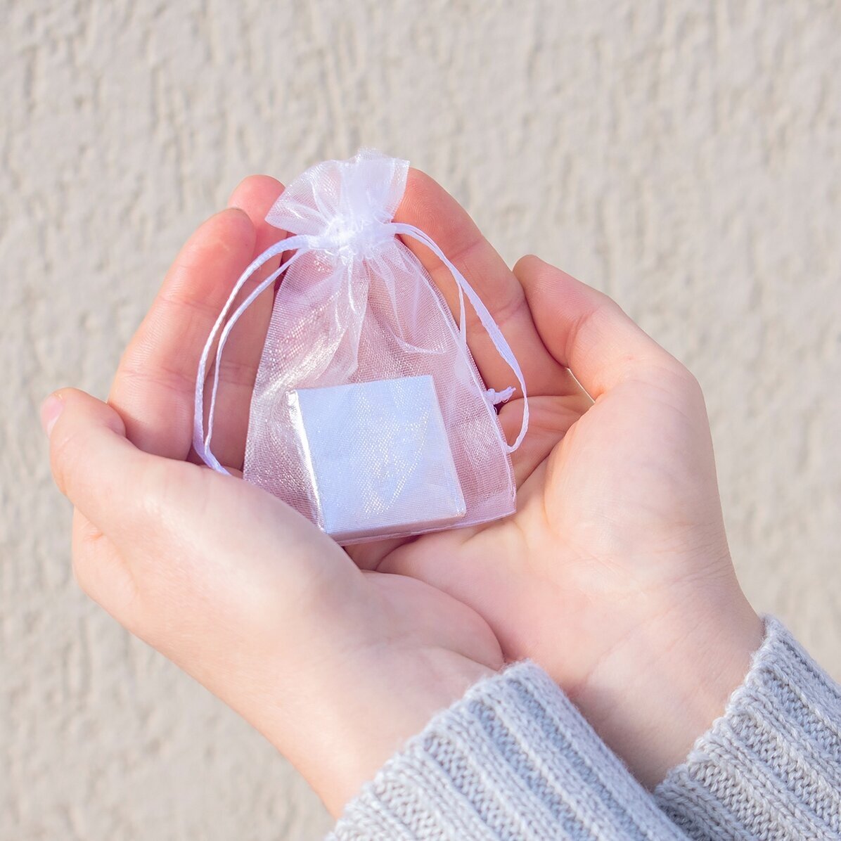 Mini tableta de chocolate personalizada con una foto y un texto - ¡Feliz Pascua!