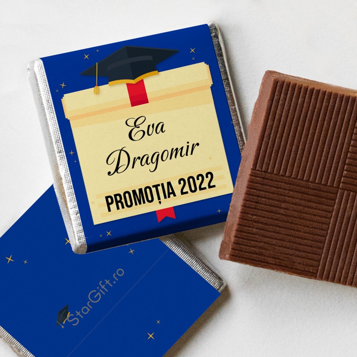 Mini bombón personalizado con texto - Graduación
