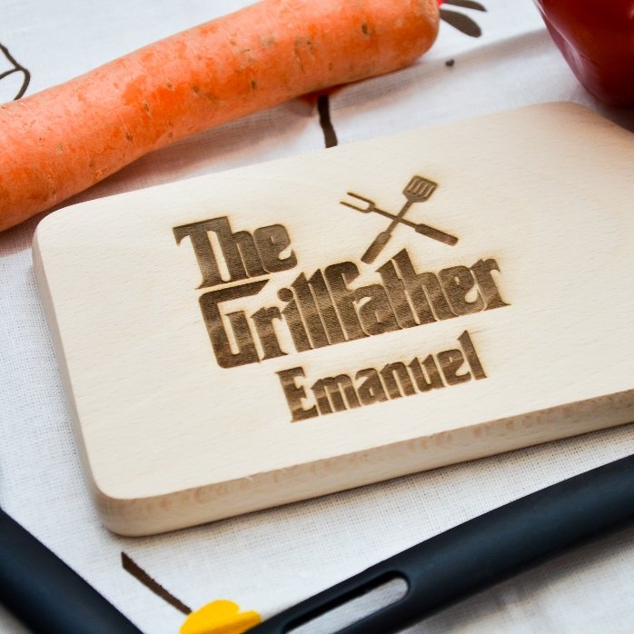 Mini tabla de cortar personalizada - The Grillfather