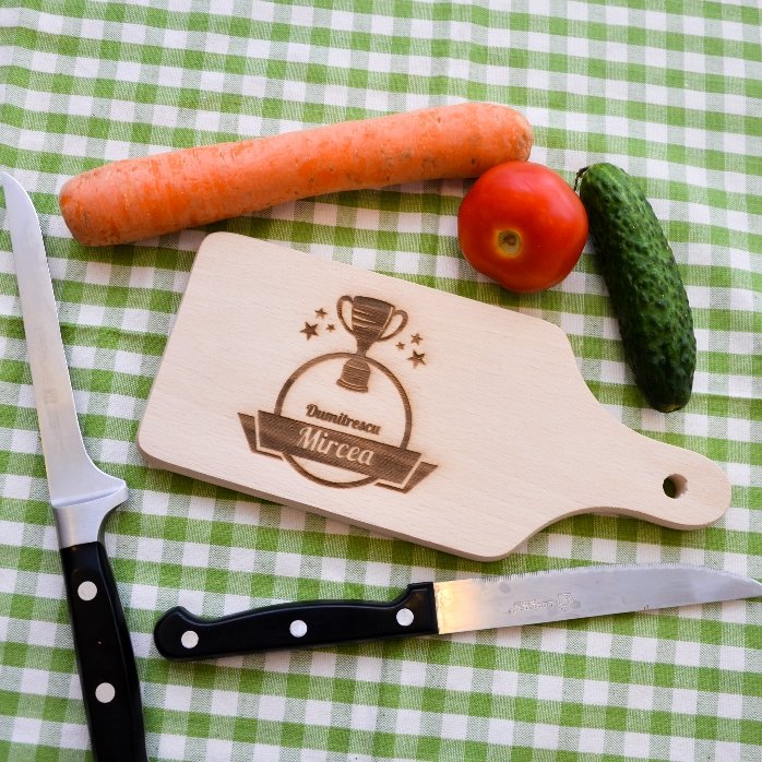 Mini tabla de cortar personalizada - Cocinero campeón