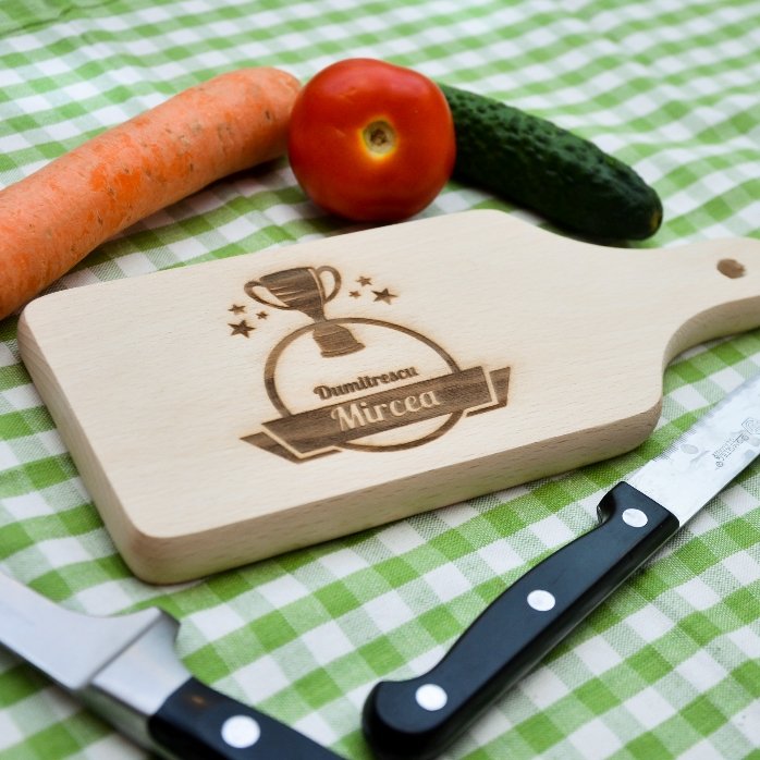 Mini tabla de cortar personalizada - Cocinero campeón