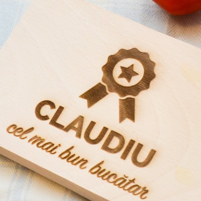 Mini tabla de cortar personalizada - El mejor cocinero