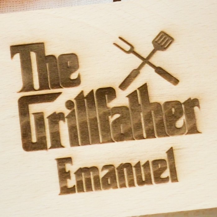 Mini tabla de cortar personalizada - The Grillfather