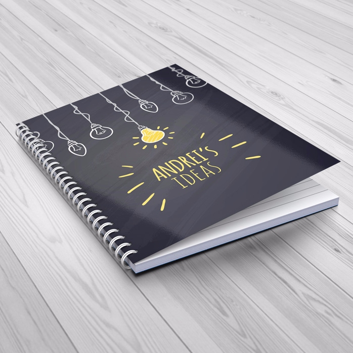 Cuaderno personalizado - Bright Ideas