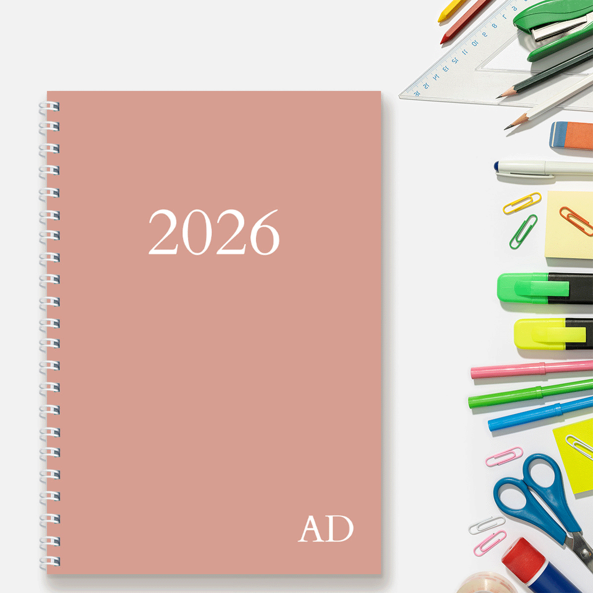 Cuaderno personalizado con texto - Diario