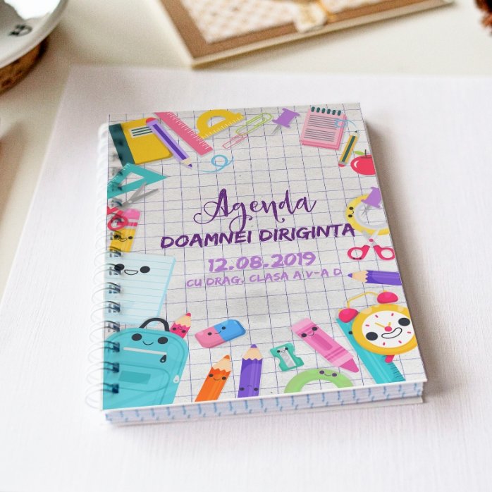Personalised notebook with text - Teacher