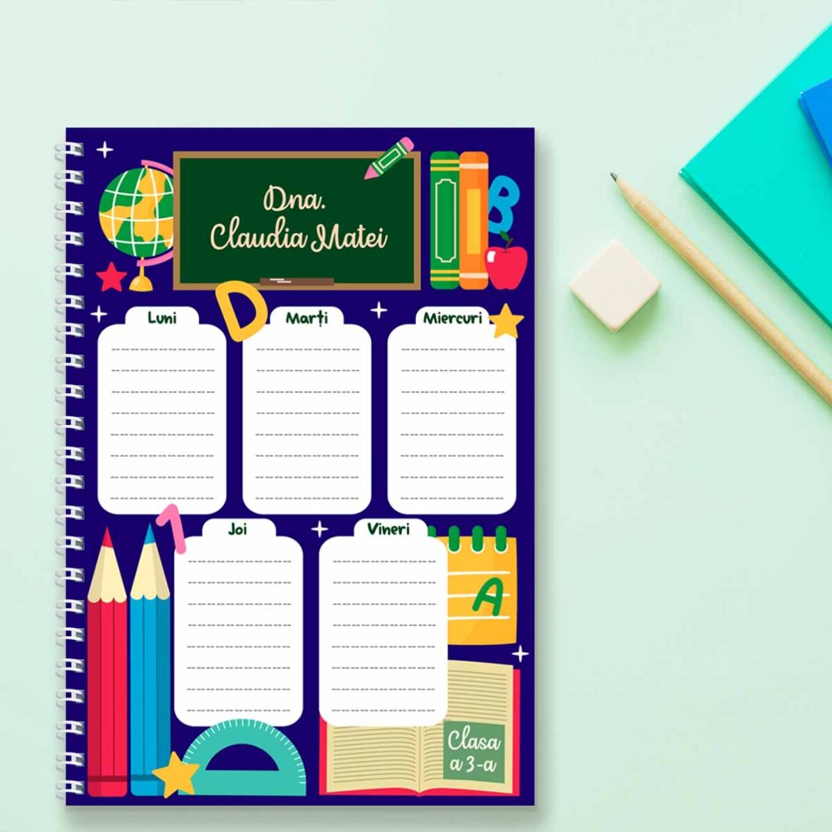 Cuaderno personalizado con texto: «Profesor»