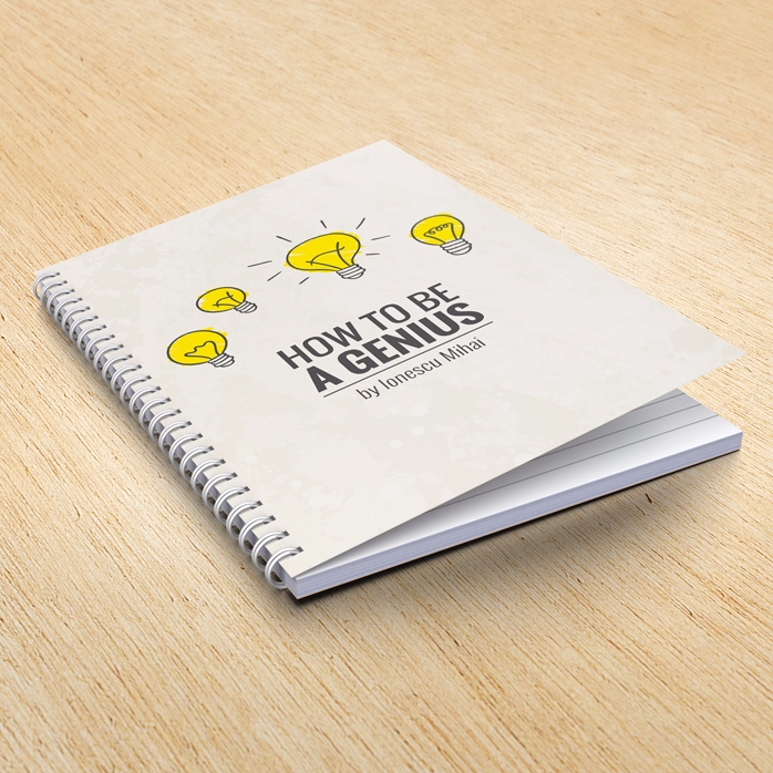 Cuaderno personalizado - Cómo ser un genio