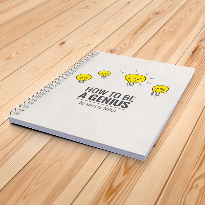 Cuaderno personalizado - Cómo ser un genio