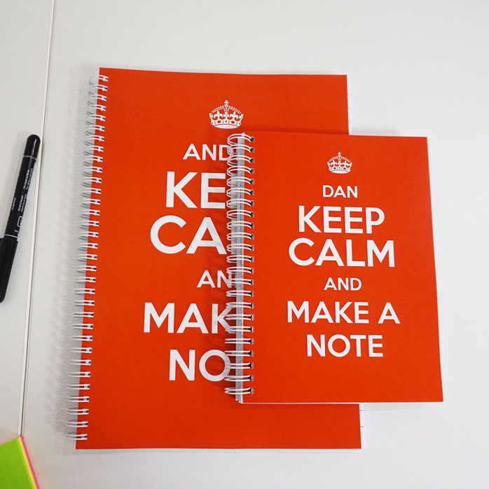 Cuaderno personalizado - «Keep calm»