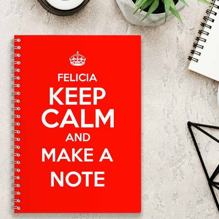 Cuaderno personalizado - «Keep calm»