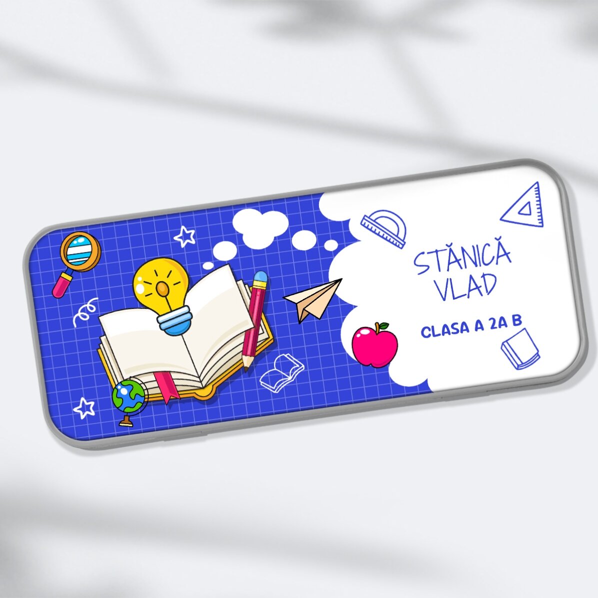 Estuche personalizado con texto - Learning path